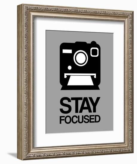 Stay Focused Polaroid Camera 1-NaxArt-Framed Premium Giclee Print