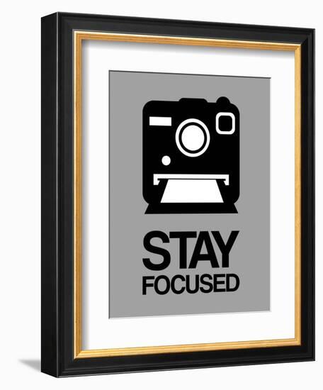 Stay Focused Polaroid Camera 1-NaxArt-Framed Premium Giclee Print