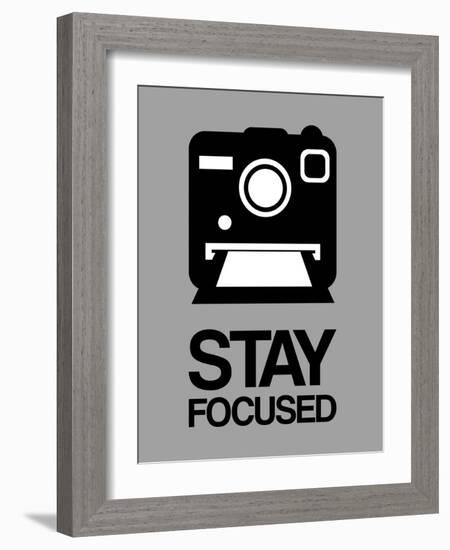 Stay Focused Polaroid Camera 1-NaxArt-Framed Art Print