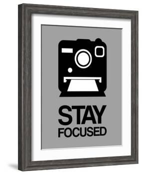 Stay Focused Polaroid Camera 1-NaxArt-Framed Art Print