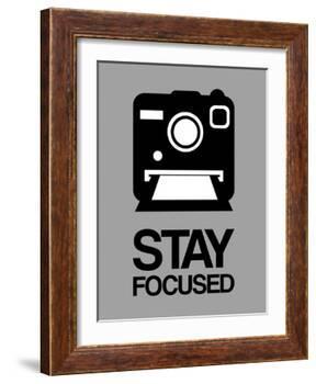 Stay Focused Polaroid Camera 1-NaxArt-Framed Art Print