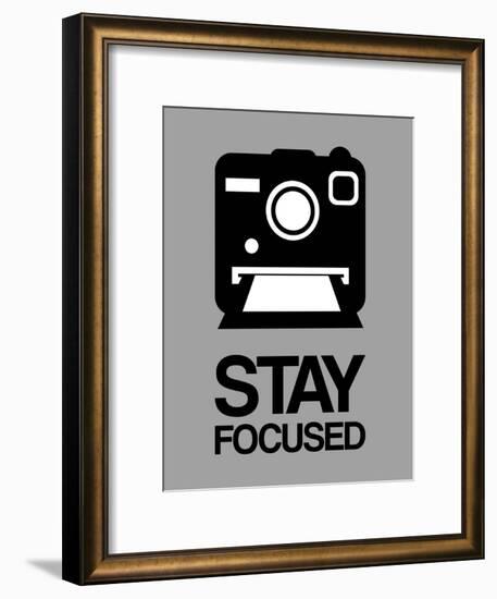 Stay Focused Polaroid Camera 1-NaxArt-Framed Art Print