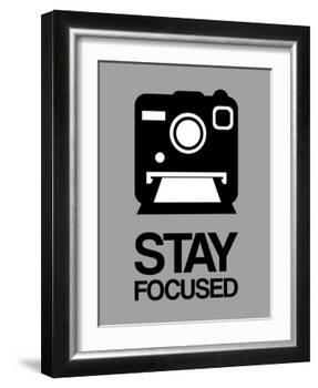 Stay Focused Polaroid Camera 1-NaxArt-Framed Art Print