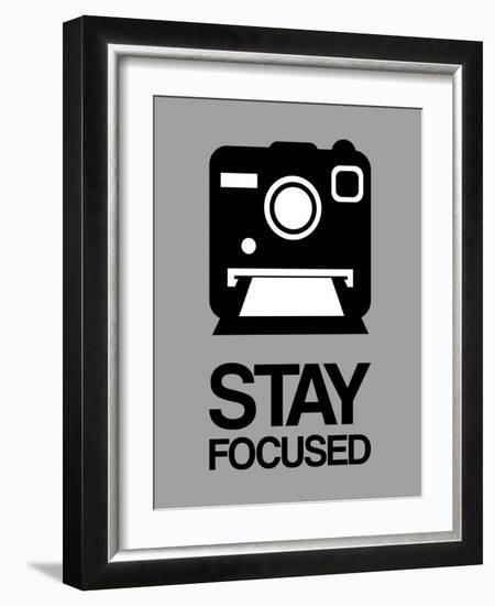 Stay Focused Polaroid Camera 1-NaxArt-Framed Art Print
