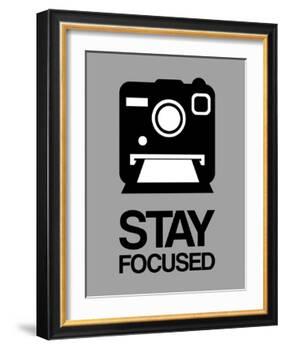 Stay Focused Polaroid Camera 1-NaxArt-Framed Art Print