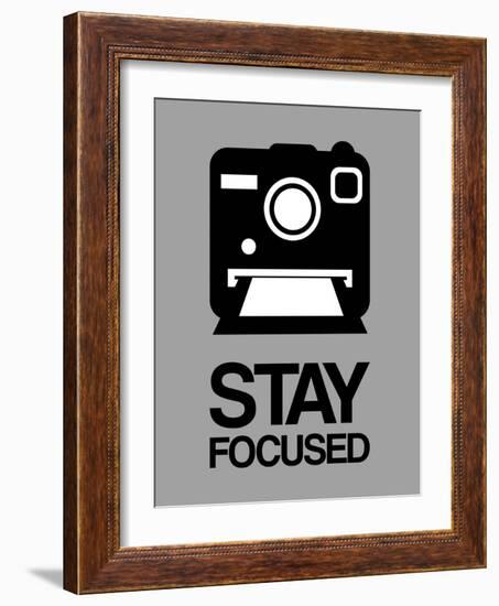 Stay Focused Polaroid Camera 1-NaxArt-Framed Art Print