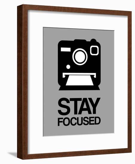 Stay Focused Polaroid Camera 1-NaxArt-Framed Art Print