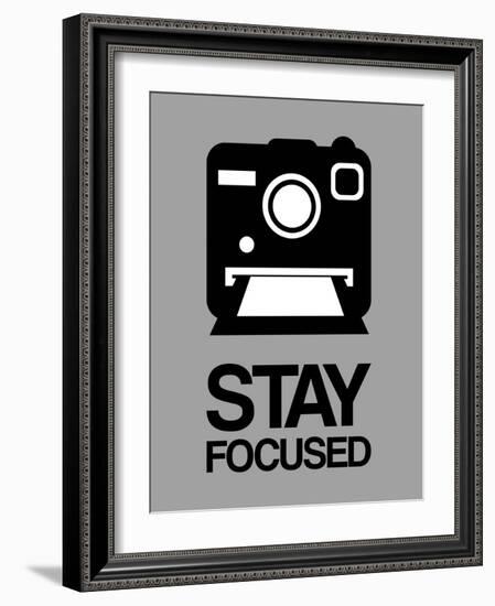 Stay Focused Polaroid Camera 1-NaxArt-Framed Art Print