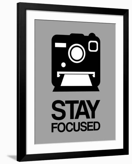 Stay Focused Polaroid Camera 1-NaxArt-Framed Art Print