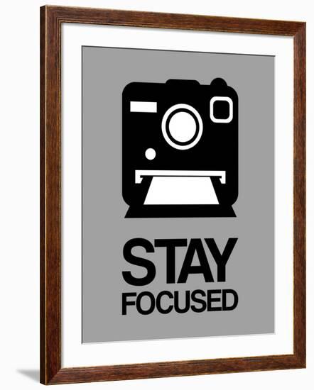 Stay Focused Polaroid Camera 1-NaxArt-Framed Art Print