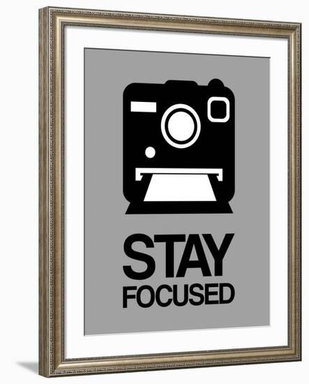 Stay Focused Polaroid Camera 1-NaxArt-Framed Art Print