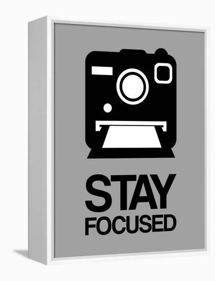 Stay Focused Polaroid Camera 1-NaxArt-Framed Stretched Canvas
