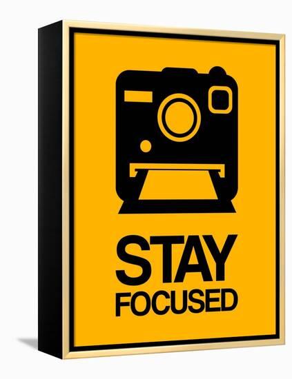 Stay Focused Polaroid Camera 2-NaxArt-Framed Stretched Canvas