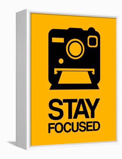 Stay Focused Polaroid Camera 2-NaxArt-Framed Stretched Canvas