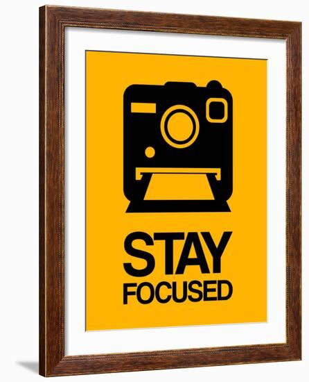 Stay Focused Polaroid Camera 2-NaxArt-Framed Art Print