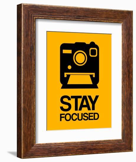 Stay Focused Polaroid Camera 2-NaxArt-Framed Art Print