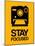 Stay Focused Polaroid Camera 2-NaxArt-Mounted Art Print