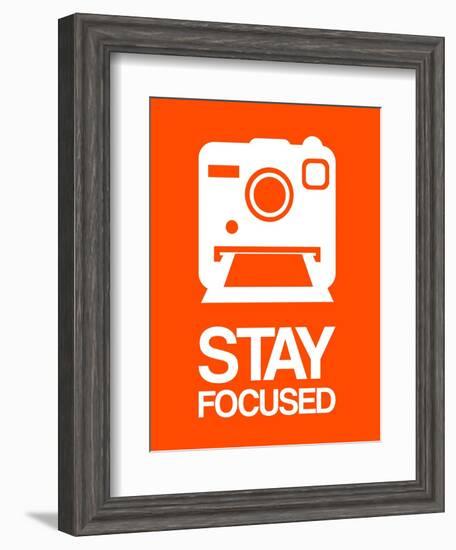 Stay Focused Polaroid Camera 3-NaxArt-Framed Art Print