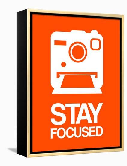 Stay Focused Polaroid Camera 3-NaxArt-Framed Stretched Canvas