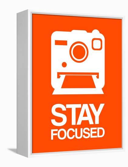 Stay Focused Polaroid Camera 3-NaxArt-Framed Stretched Canvas