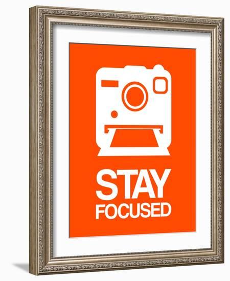 Stay Focused Polaroid Camera 3-NaxArt-Framed Art Print