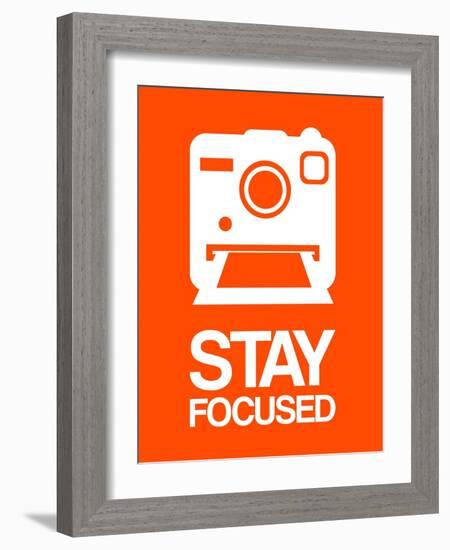 Stay Focused Polaroid Camera 3-NaxArt-Framed Art Print