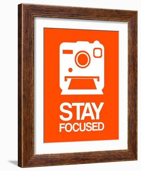 Stay Focused Polaroid Camera 3-NaxArt-Framed Art Print