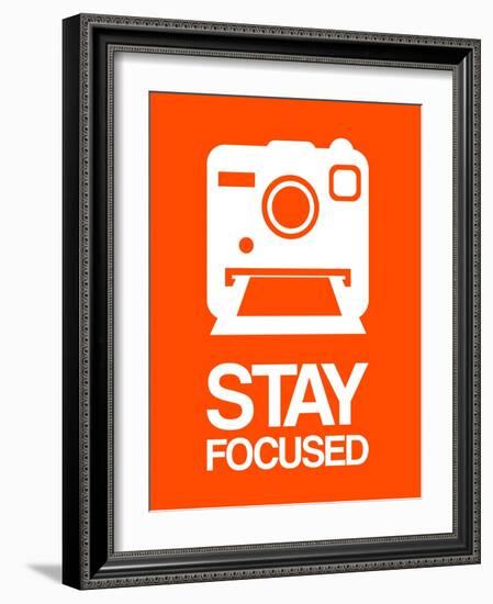 Stay Focused Polaroid Camera 3-NaxArt-Framed Art Print