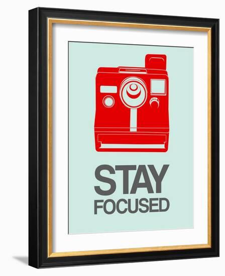 Stay Focused Polaroid Camera 4-NaxArt-Framed Art Print