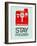 Stay Focused Polaroid Camera 4-NaxArt-Framed Premium Giclee Print