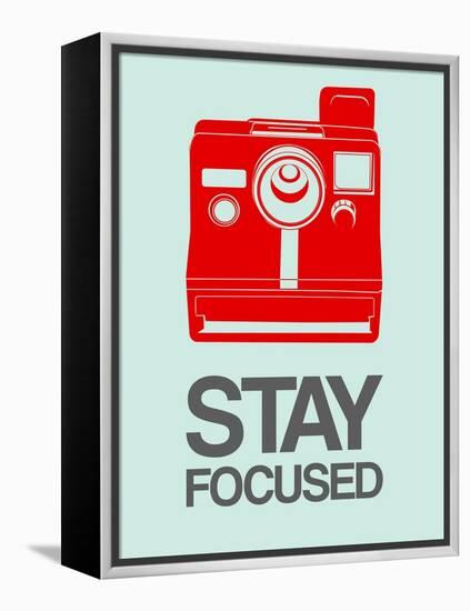 Stay Focused Polaroid Camera 4-NaxArt-Framed Stretched Canvas