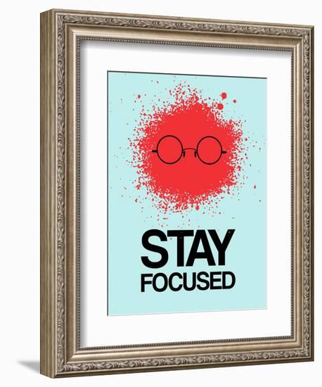 Stay Focused Splatter 1-NaxArt-Framed Premium Giclee Print