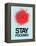 Stay Focused Splatter 1-NaxArt-Framed Stretched Canvas