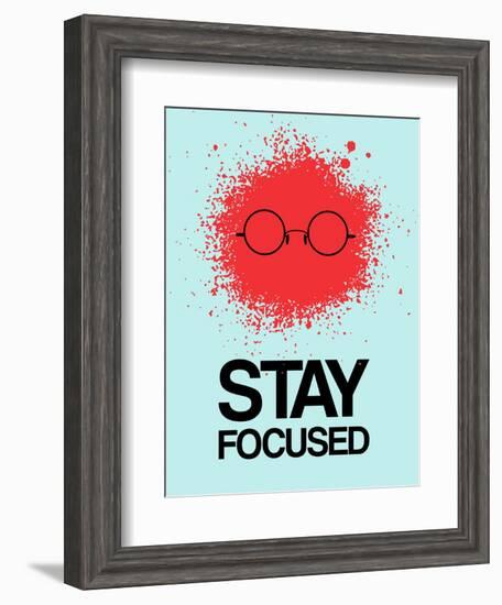 Stay Focused Splatter 1-NaxArt-Framed Art Print