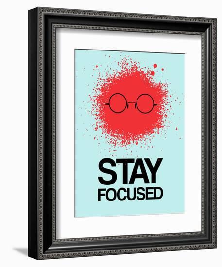 Stay Focused Splatter 1-NaxArt-Framed Art Print