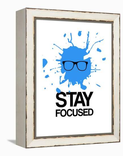 Stay Focused Splatter 2-NaxArt-Framed Stretched Canvas