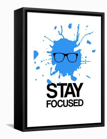 Stay Focused Splatter 2-NaxArt-Framed Stretched Canvas