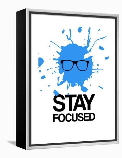 Stay Focused Splatter 2-NaxArt-Framed Stretched Canvas