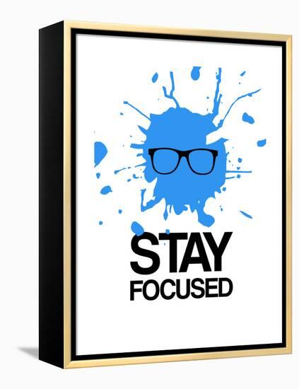 Stay Focused Splatter 2-NaxArt-Framed Stretched Canvas