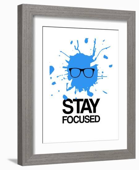 Stay Focused Splatter 2-NaxArt-Framed Art Print