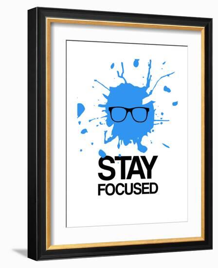 Stay Focused Splatter 2-NaxArt-Framed Art Print