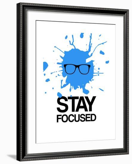 Stay Focused Splatter 2-NaxArt-Framed Art Print