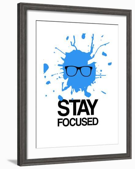 Stay Focused Splatter 2-NaxArt-Framed Art Print