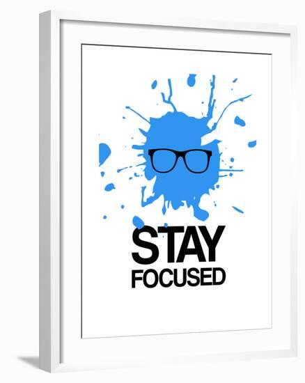 Stay Focused Splatter 2-NaxArt-Framed Art Print