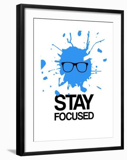 Stay Focused Splatter 2-NaxArt-Framed Art Print