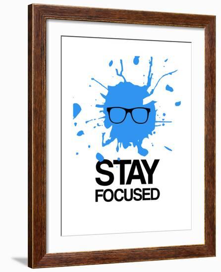 Stay Focused Splatter 2-NaxArt-Framed Art Print