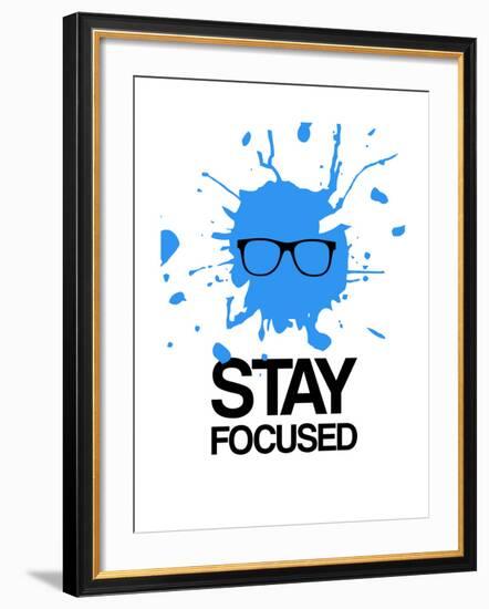 Stay Focused Splatter 2-NaxArt-Framed Art Print