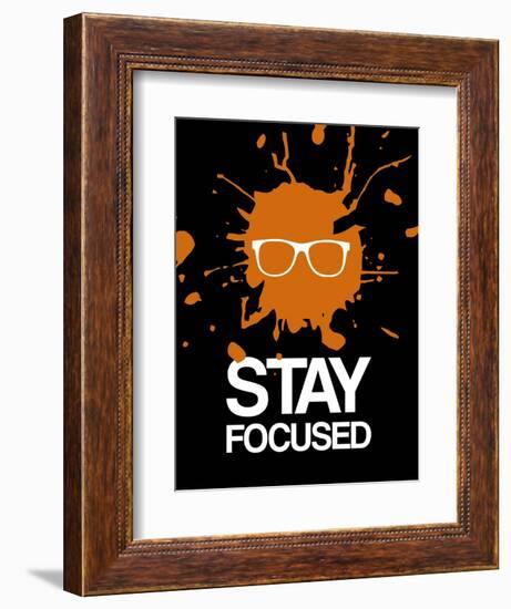 Stay Focused Splatter 3-NaxArt-Framed Art Print