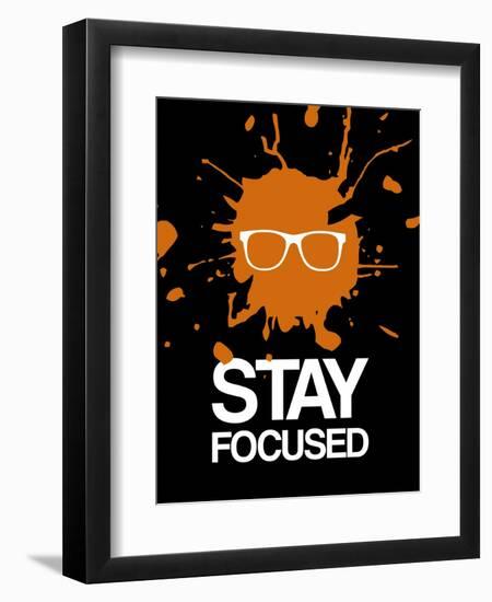 Stay Focused Splatter 3-NaxArt-Framed Art Print