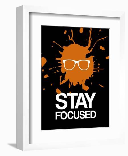 Stay Focused Splatter 3-NaxArt-Framed Art Print